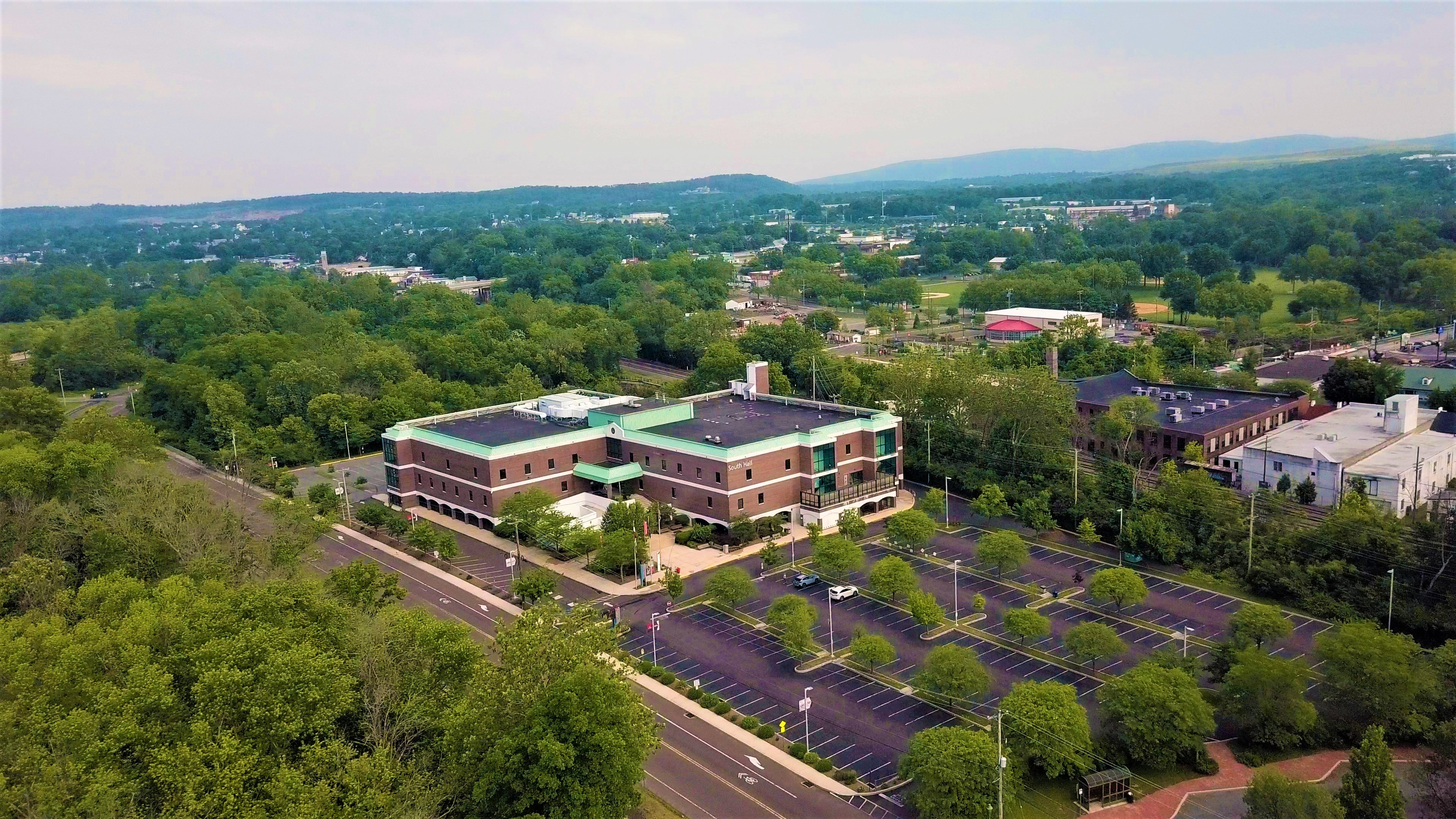 Sky view of the Pottstown Campus of Montgomery County Community College
