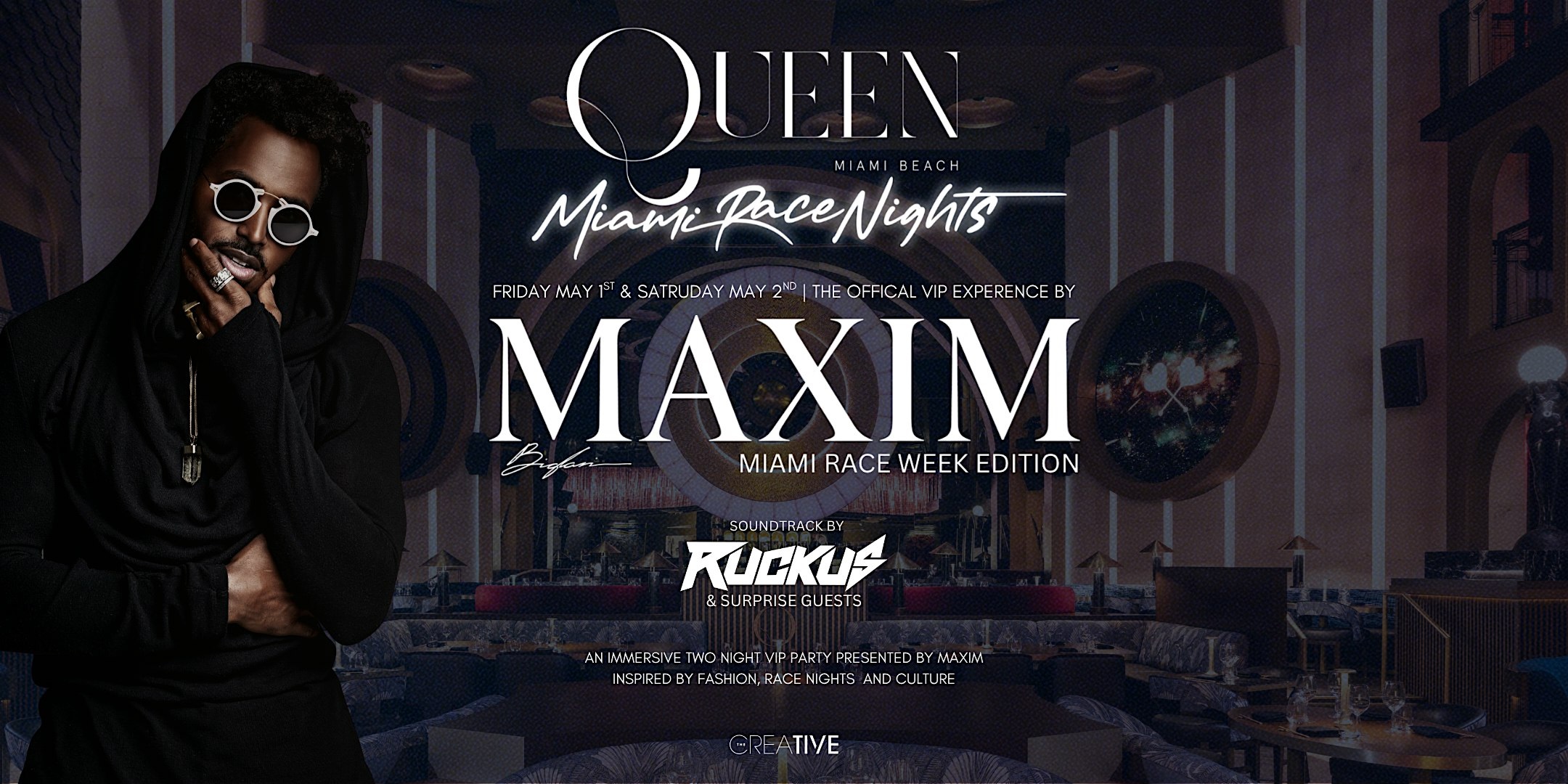 Maxim Miami Race Nights at Queen Miami Beach