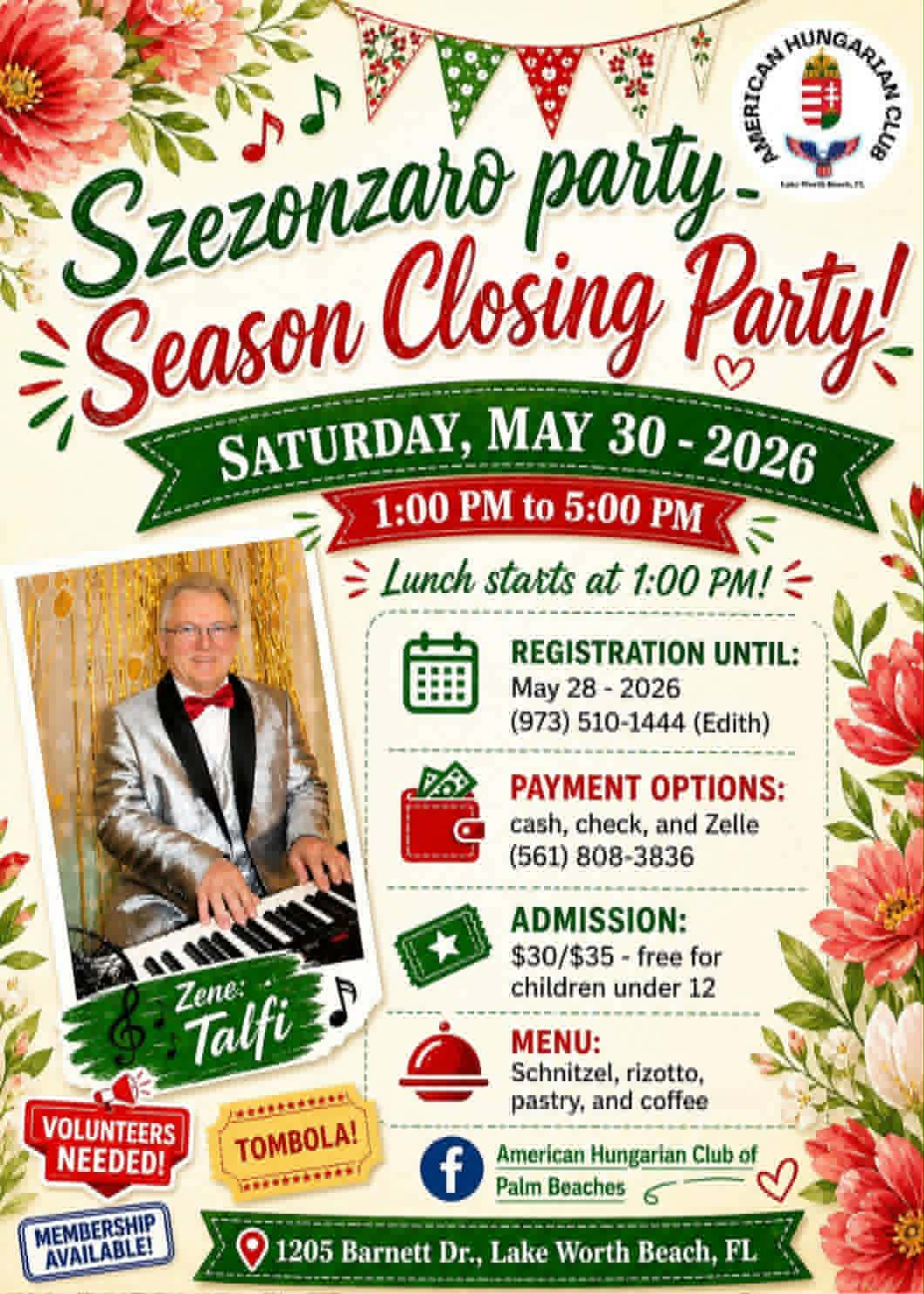 Season Closing Party