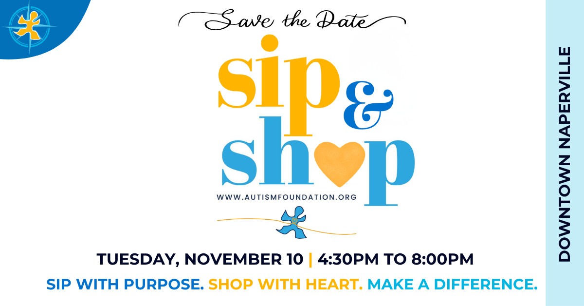 Save the Date: Sip & Shop Tuesday, November 10 4:30 to 8:00 PM Sip with purpose. Shop with heart. Make a Difference.